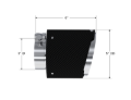 Picture of MBRP Universal Carbon Fiber Tip, 3in. ID./5in. OD./ 6.13in L. Angle Cut Dual Wall