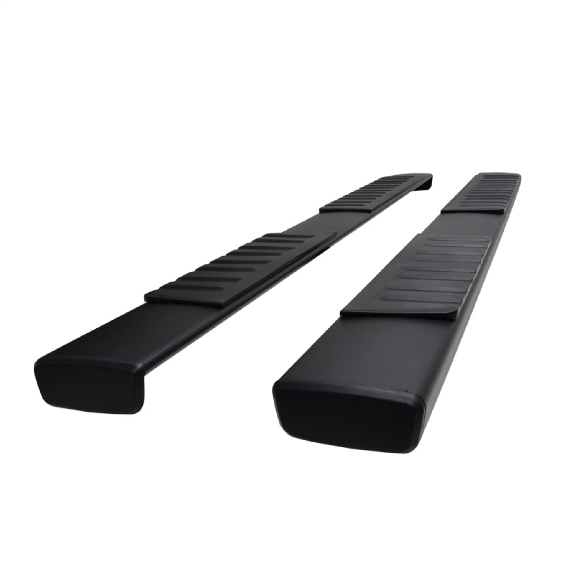 Picture of Westin 19-22 Chevrolet Silverado 1500 DC (Excl. 2019 LD/Limited) R7 Nerf Step Bars - Black