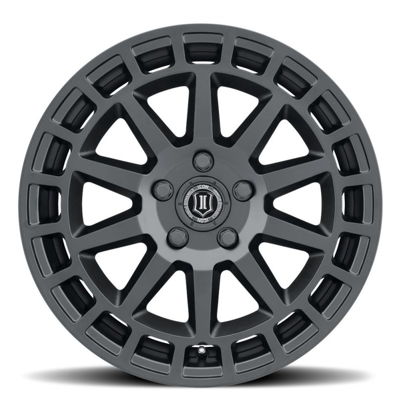 Picture of ICON Journey 17x8.5 5x108 38mm Offset 6in BS Satin Black Wheel