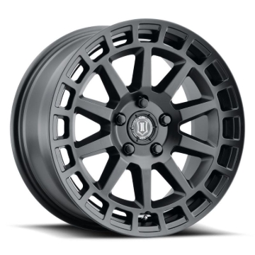 Picture of ICON Journey 17x8 5x4.5 38mm Offset 6in BS Satin Black Wheel