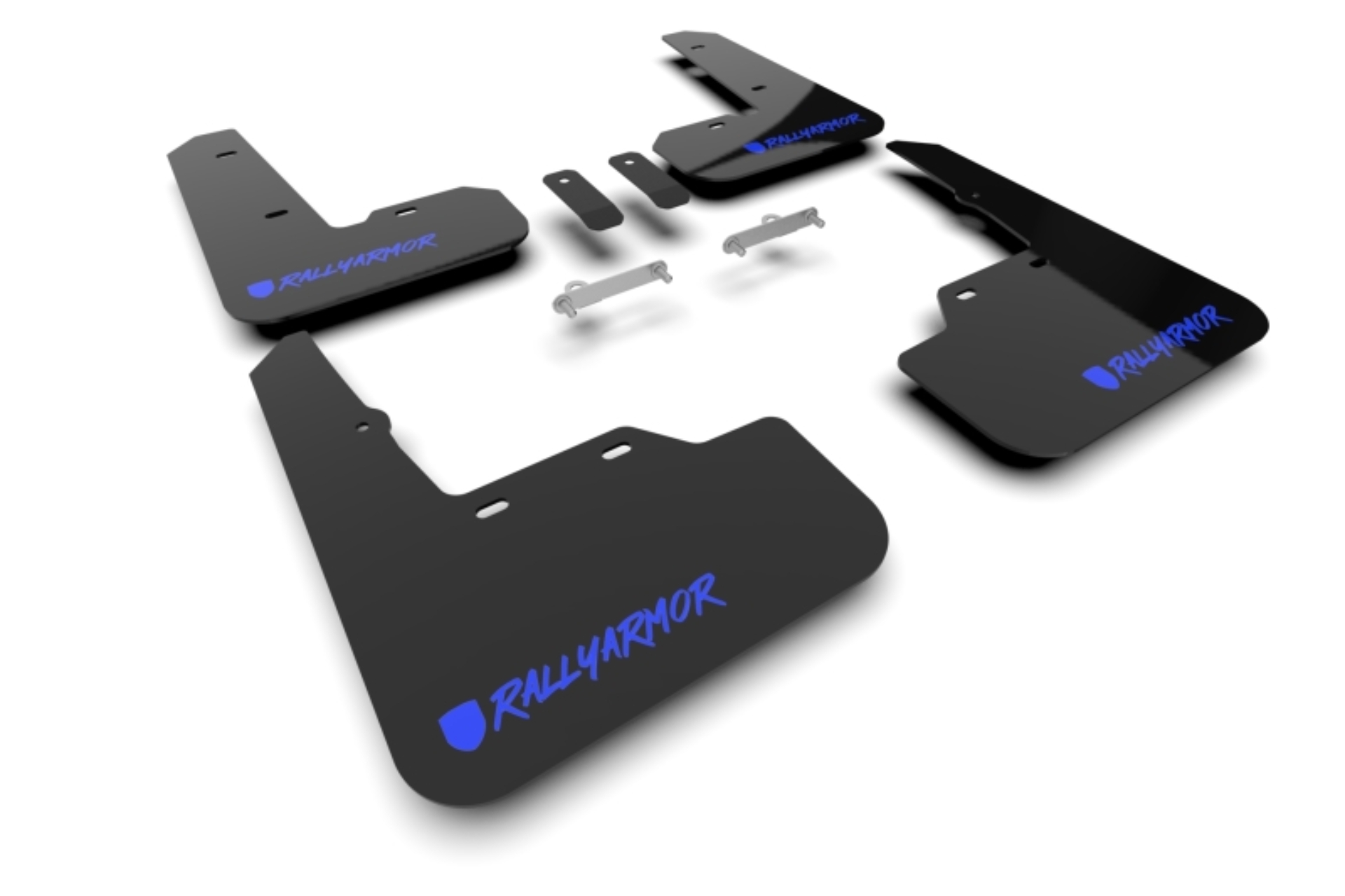 Picture of Rally Armor 22-26 Subaru WRX Black UR Mud Flap Altered Font Blue Logo