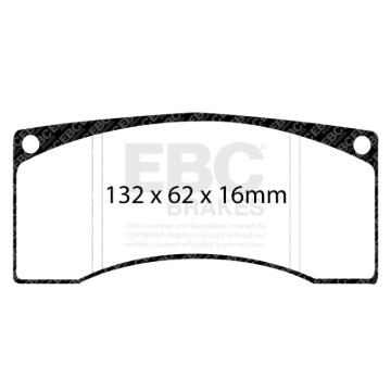 Picture of EBC SR-21 Brake Pad Sets - DP8016.25SR21