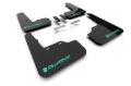 Picture of Rally Armor RAL UR Blk Flap/Teal Logo Mud Flaps - MF92-UR-BLK/TL-X