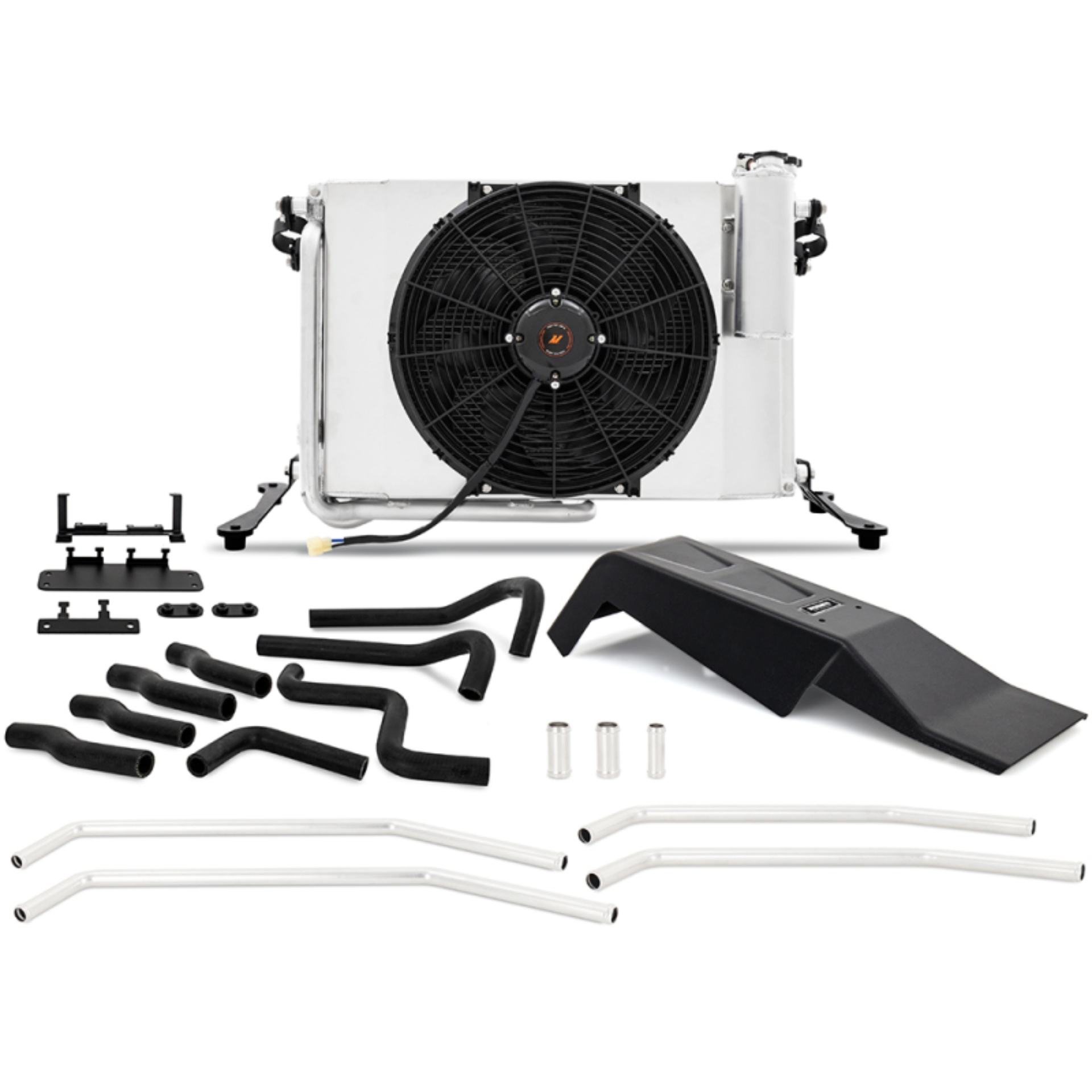 Picture of Mishimoto 2016+ Polaris RZR XP Turbo Aluminum Radiator Relocation Kit