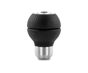Picture of Momo Race Shift Knob - Black Airleather, Aluminum Insert