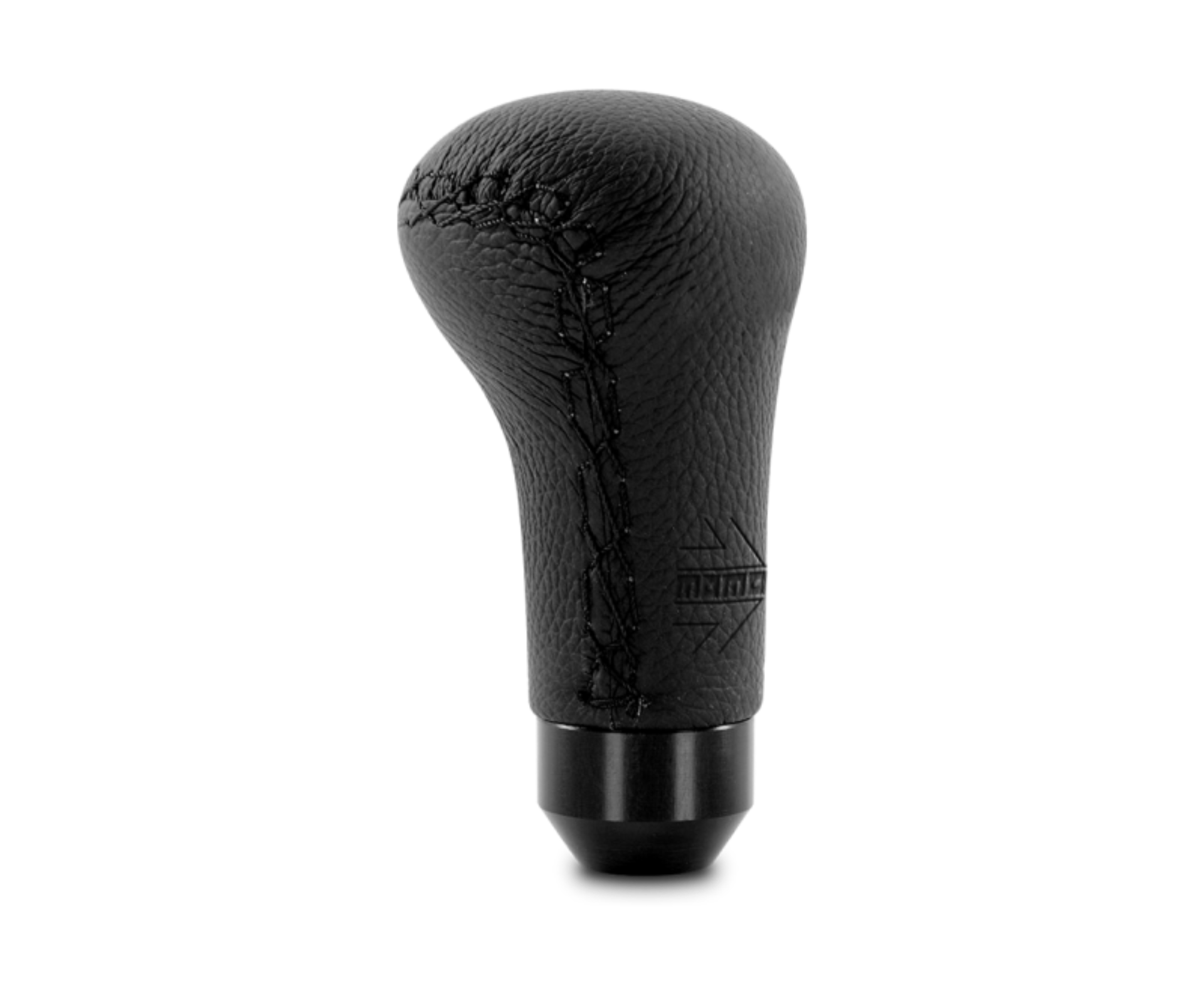 Picture of Momo Anatomico Shift Knob - Black Leather, Black Stitching