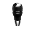 Picture of Momo Automatico Shift Knob - Black Leather, Chrome Insert