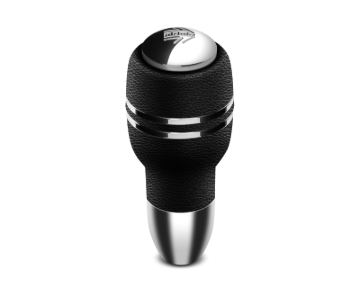 Picture of Momo Automatico Shift Knob - Black Leather, Chrome Insert