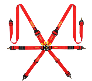 Picture of Momo Int. Camlock 6pt Clip In Restraint-Red
