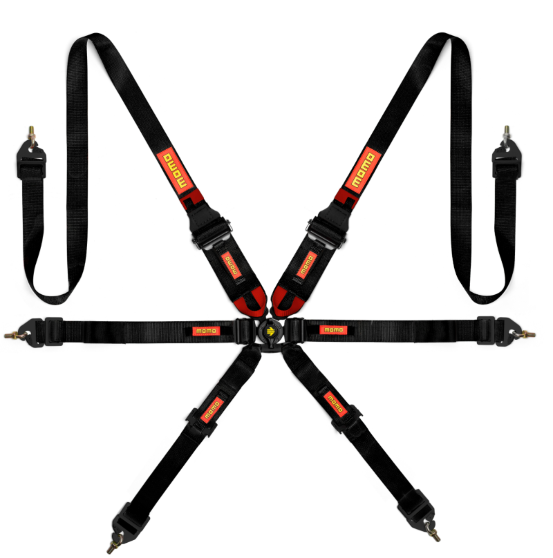Picture of Momo Int. Camlock 6pt Clip In Restraint-Black