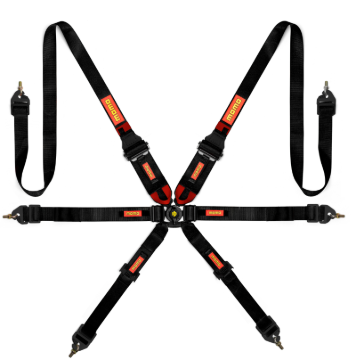 Picture of Momo Int. Camlock 6pt Clip In Restraint-Black