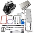 Picture of Banks Power 13-18 Ram 6.7L Monster-Ram Intake System Gen-2 w/Fuel Line - Black w/Heater System