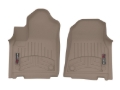 Picture of WeatherTech 22-23 Jeep Grand Wagoneer/Wagoneer Rear Front Rubber Mats - Tan (8 Passenger)
