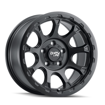 Picture of Dirty Life 9307 Drifter 17x8.5/5x127 BP/-6mm Offset/78.1mm Hub Matte Black Wheel - Beadlock