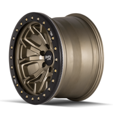 Picture of Dirty Life 9303 DT-1 20x9 / 8x165.1 BP / 0mm Offset / 130.8mm Hub Satin Gold Wheel - Beadlock
