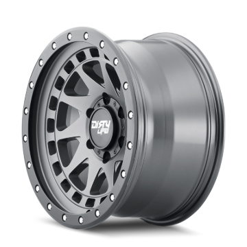 Picture of Dirty Life 9311 Enigma Pro 17x9/6x139.7 BP/-12mm Offset/106mm Hub Satin Graphite Wheel - Beadlock