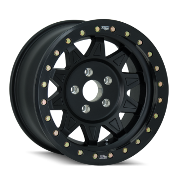 Picture of Dirty Life 9302 Roadkill Race 17x9/8x165.1 BP/-14mm Offset/130.8mm Hub Matte Black Wheel - Beadlock
