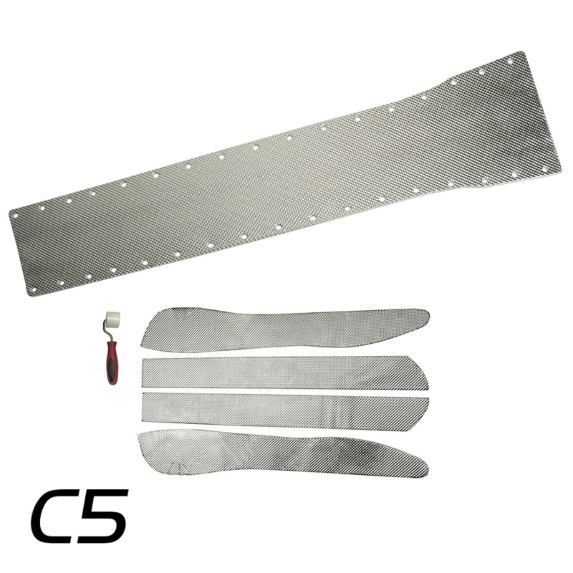 Picture of C5 Corvette - Trans Tunnel Heat Shield Complete Kit