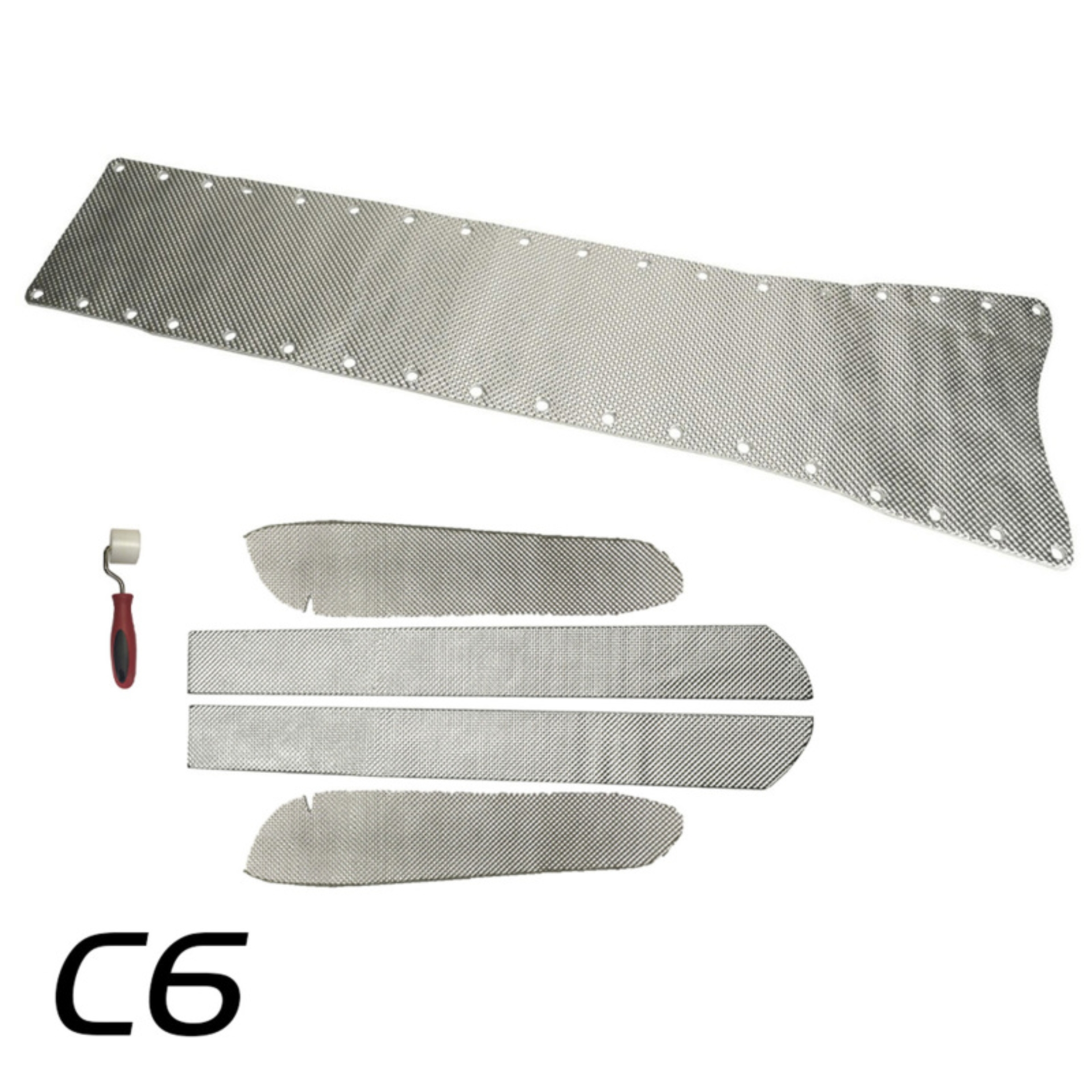 Picture of C6 Corvette - Trans Tunnel Heat Shield Complete Kit