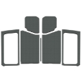 Picture of Wrangler JL 2-Door - White Original Finish Complete Headliner Kit