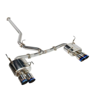 Picture of Remark 22+ Subaru WRX (VB) Sports Touring Spec - 4in. Burnt SS Quad Tips (Non-Resonated)