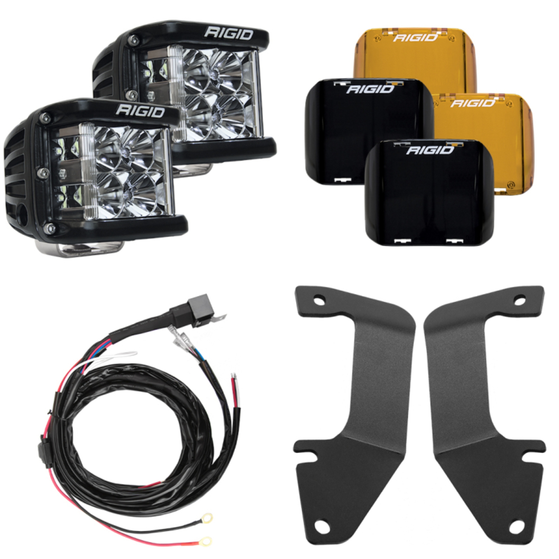 Picture of Rigid Industries 14-20 Toyota Tundra A-Pillar Light Kit w/D-SS Flood