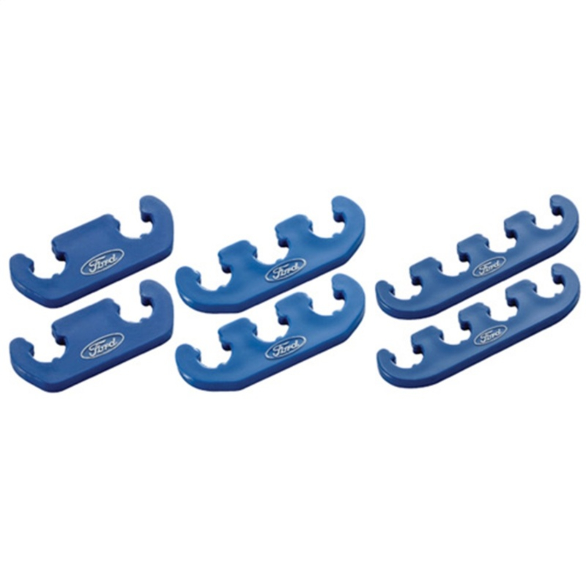 Picture of Ford Racing Wire Dividers 4 to 3 to 2 - Blue w/ White Ford Logo