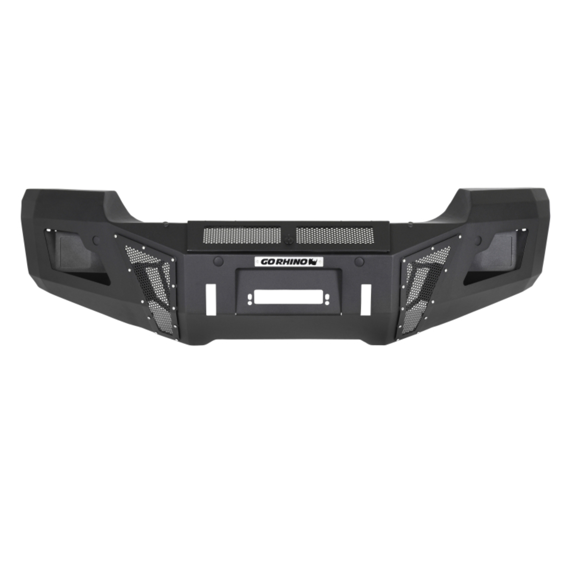 Picture of Go Rhino 15-19 GMC Sierra 2500HD/3500HD BR11 Front Bumper Replacement - Tex. Black