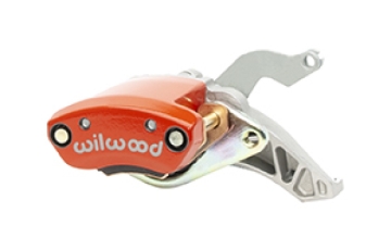 Picture of Wilwood Caliper - MC4 Mechanical Right Hand - Red 1.19in Piston 1.10in Rotor - Red