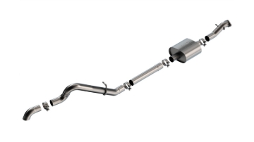 Picture of Borla 21-22 Ford Bronco 2.3L 2DR/4DR T-304 Stainless Steel Cat-Back Touring Exhaust - Brushed