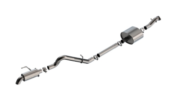 Picture of Borla 21-22 Ford Bronco 2.7L 2DR/4DR T-304 Stainless Steel Cat-Back Touring Exhaust - Brushed