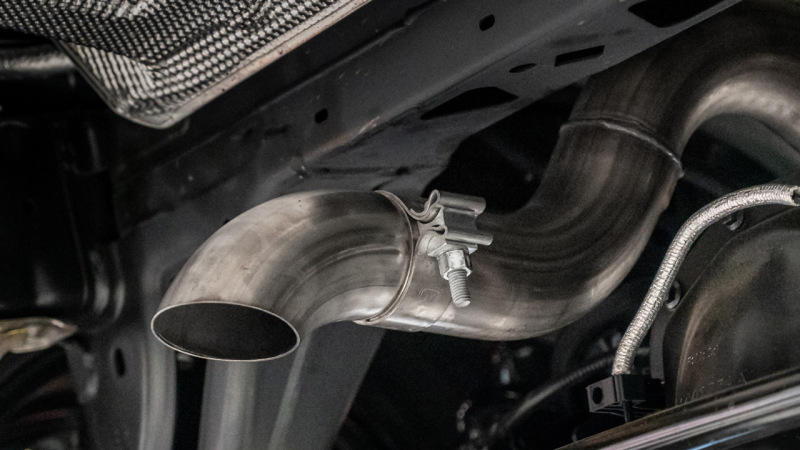 Picture of Borla 21-22 Ford Bronco 2.7L 2DR/4DR T-304 Stainless Steel Cat-Back S-Type Exhaust - Brushed