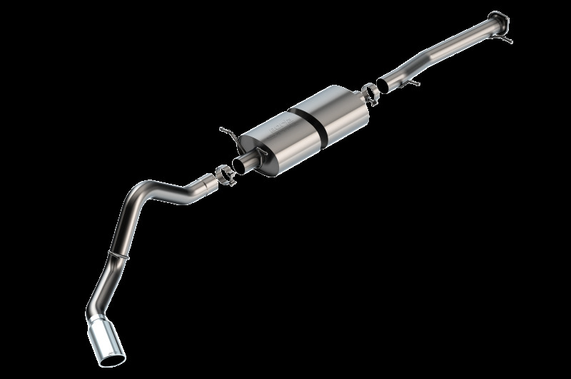 Picture of Borla 20-22 Chevrolet/GMC Silverado/Sierra 6.6L T-304 SS Cat-Back S-Type Exhaust - Brushed