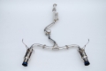 Picture of Invidia 2022+ Subaru WRX N1 Twin Outlet Single Layer Tip Cat-Back Exhaust