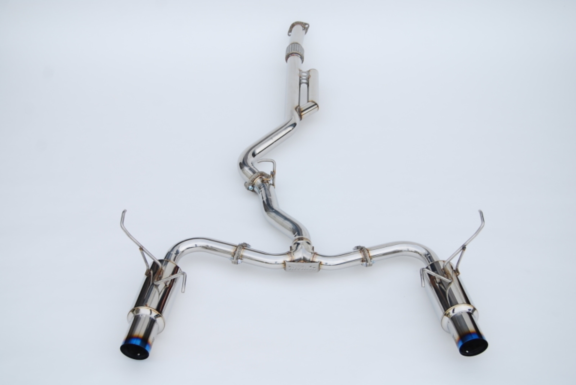 Picture of Invidia 2022+ Subaru WRX N1 Twin Outlet Single Layer Tip Cat-Back Exhaust