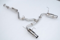 Picture of Invidia 2022+ Subaru WRX N1 Twin Outlet Single Layer SS Tip Cat-Back Exhaust