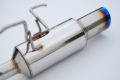 Picture of Invidia 2022+ Subaru WRX N1 Twin Outlet Single Layer Tip Cat-Back Exhaust