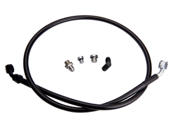 Picture of Fleece Performance Duramax Remote Turbo Oil Feed Line Kit for 01-16 Duramax/w 1/4 NPT Oil Inlet