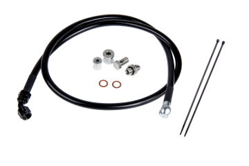 Picture of Fleece Performance Duramax Remote Turbo Oil Feed Line Kit for 01-16 6.6L Duramax Turbochargers