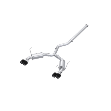 Picture of MBRP 2022+ Subaru WRX 3in Cat-Back Dual Split Rear Quad Carbon Fiber Tips Street Profile Exhaust
