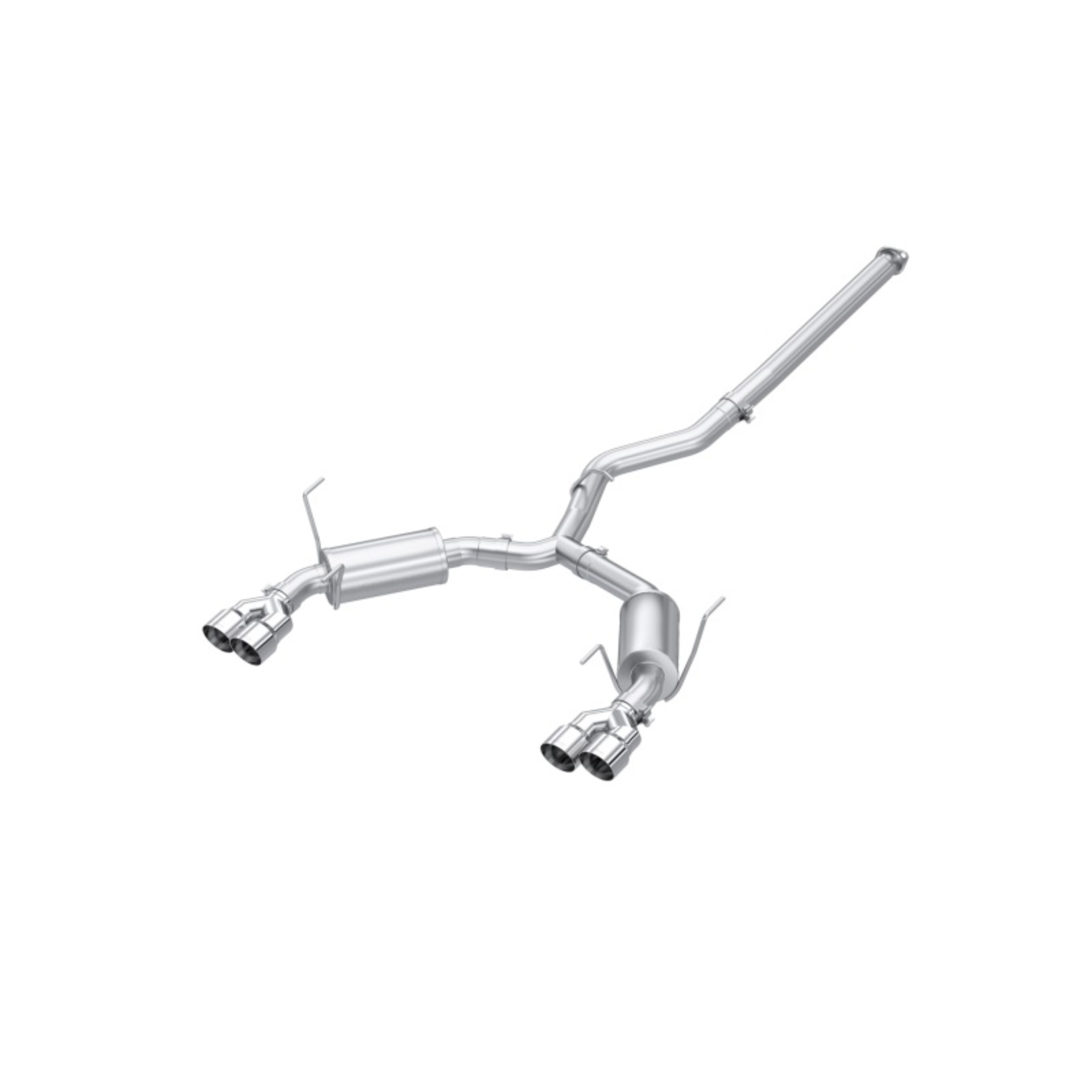 Picture of MBRP 2022+ Subaru WRX 3in Cat-Back Dual Split Rear Quad Tips Street Profile Exhaust