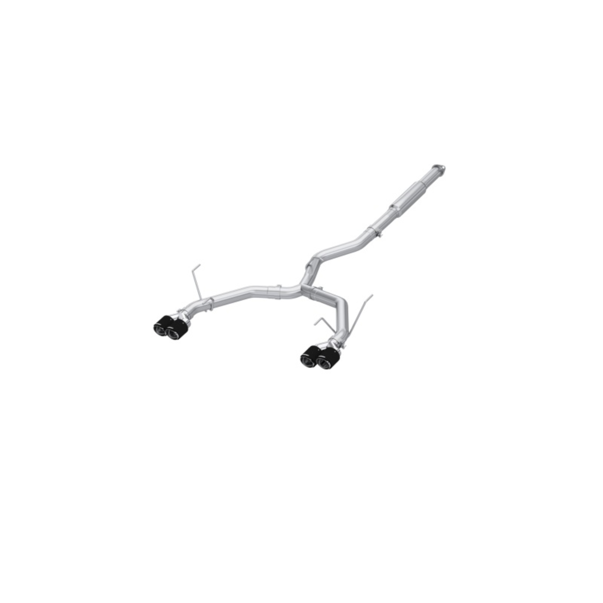 Picture of MBRP 2022+ Subaru WRX 3in Cat-Back Dual Split Rear Quad Carbon Fiber Tips Race Profile Exhaust