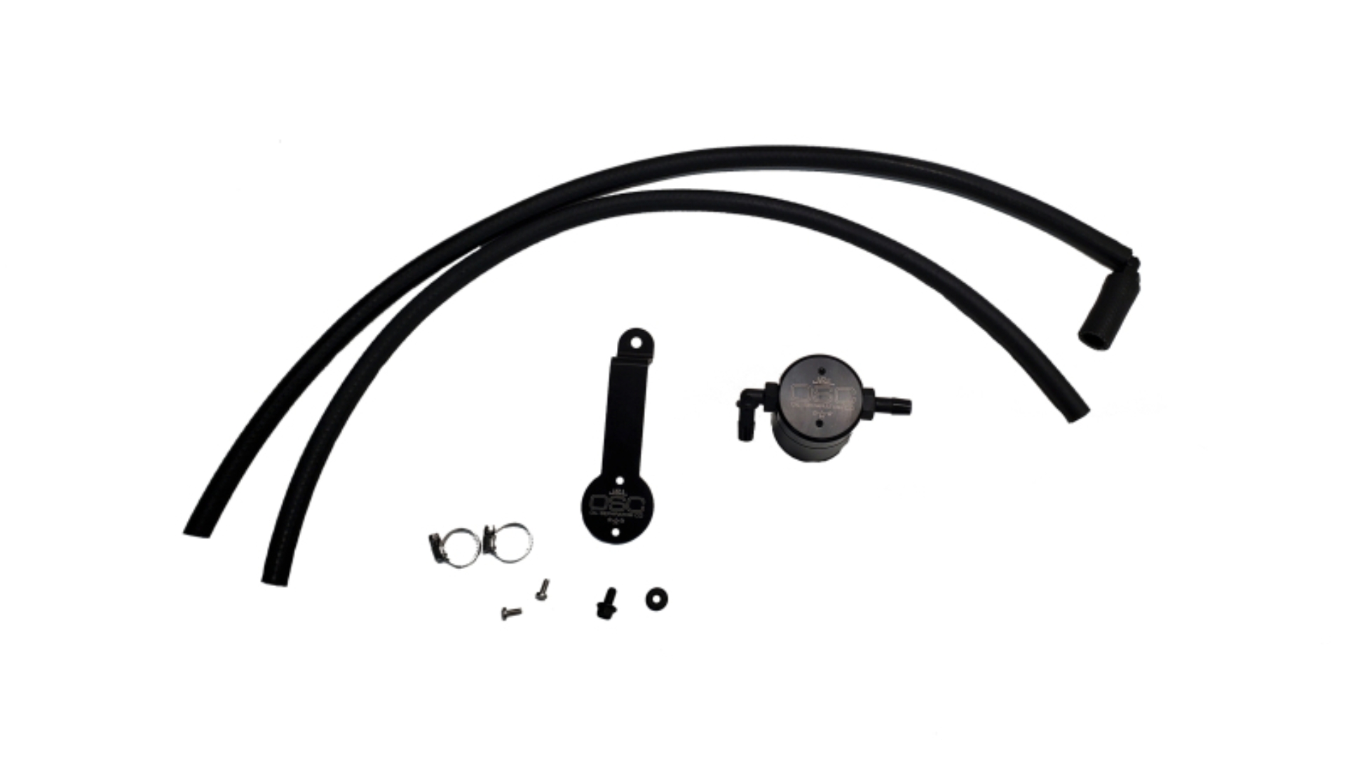 Picture of J&L 18-24 Toyota Camry 3.5L V6 Oil Separator 3.0 Passenger Side - Black Anodized