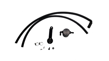 Picture of J&L 18-24 Toyota Camry 3.5L V6 Oil Separator 3.0 Passenger Side - Black Anodized