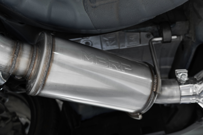 Picture of MBRP 2022+ Subaru WRX 3in Cat-Back Dual Split Rear Quad Carbon Fiber Tips Street Profile Exhaust