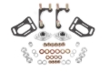 Picture of BMR 90-93 Fox Mustang Caster Camber Plates - Black Hammertone