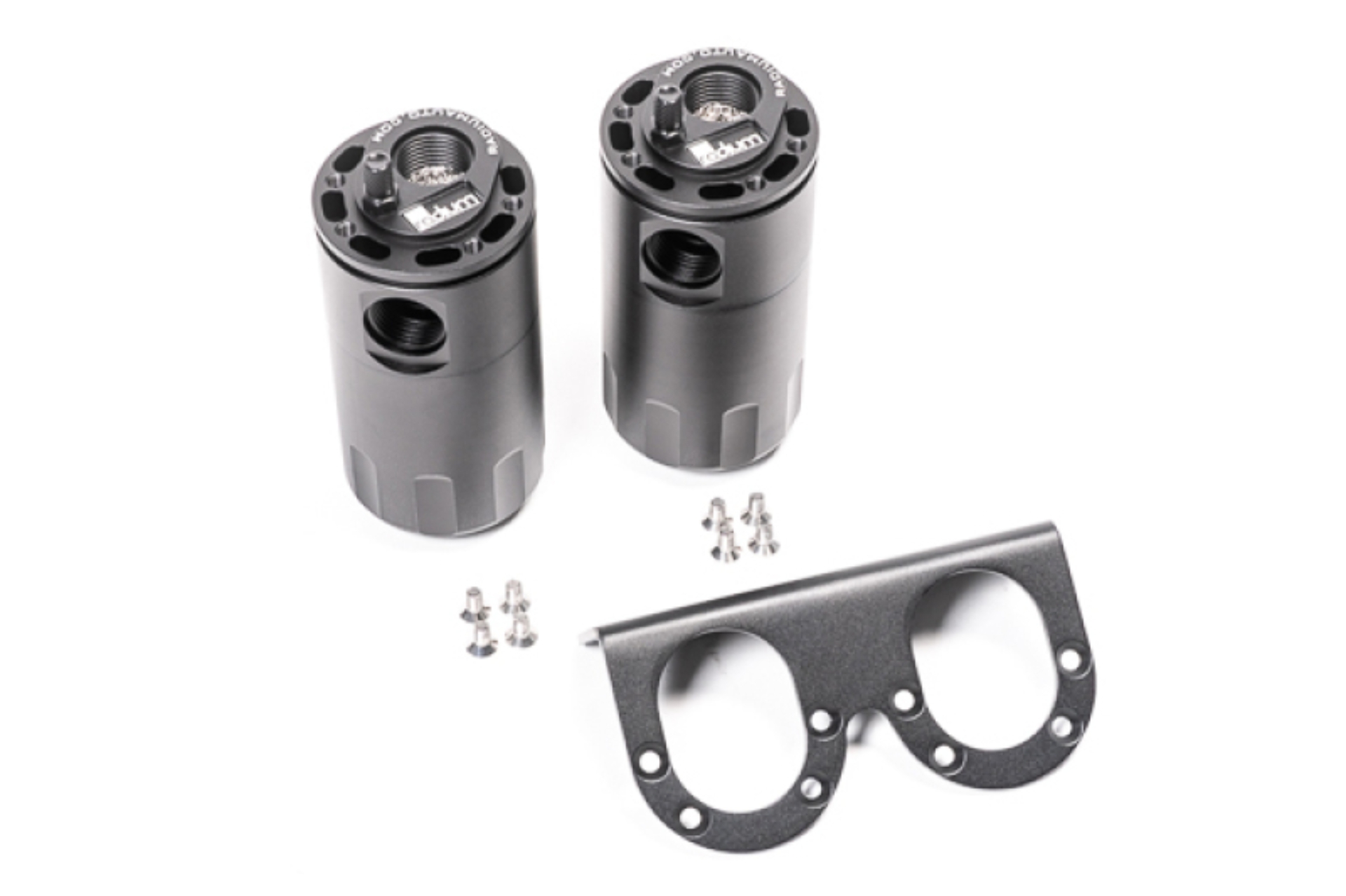 Picture of Radium Engineering Dual Universal Catch Can Kit - Fluid Lock