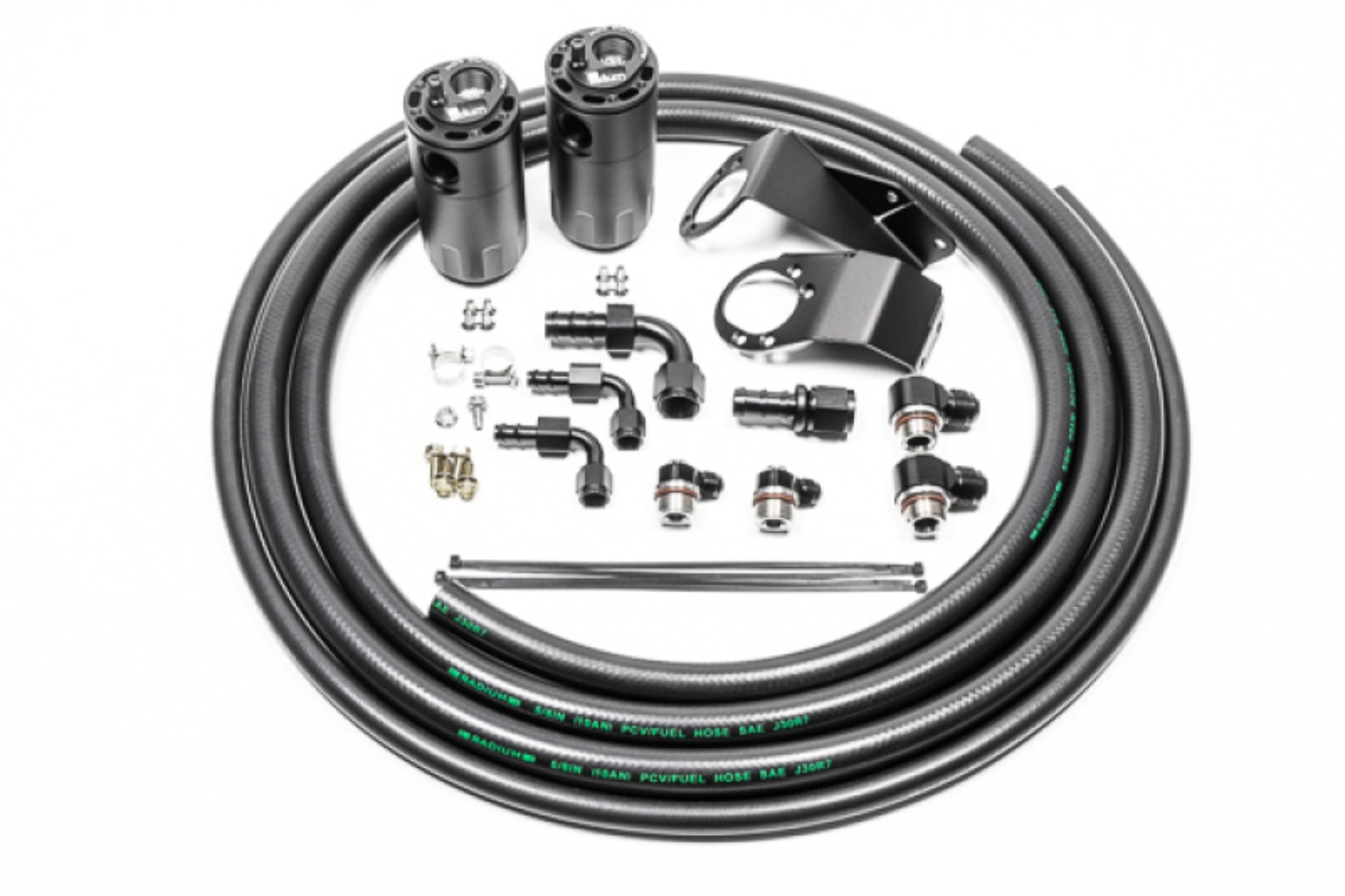 Picture of Radium Engineering 89-94 Nissan S13 Dual Catch Can Kit - Fluid Lock