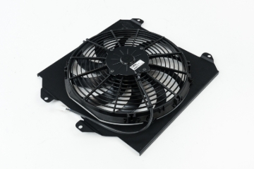 Picture of CSF 92-00 Honda Civic All-Aluminum Fan Shroud w/12in SPAL Fan - Black Finish