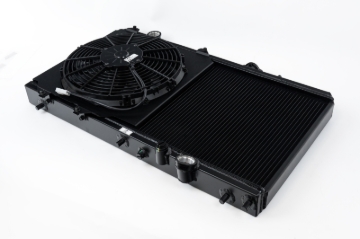 Picture of CSF 92-00 Honda Civic w/K-Swap V3 Radiator - Black Finish